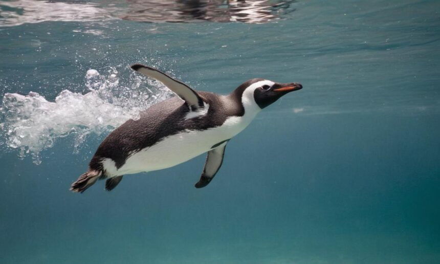 Dlaczego pingwin doskonale pływa