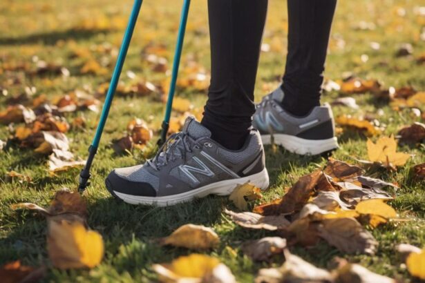 Jak założyć buciki na kijki nordic walking