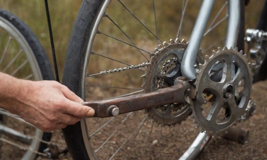 Jak zdjąć korbę w rowerze bez ściągacza