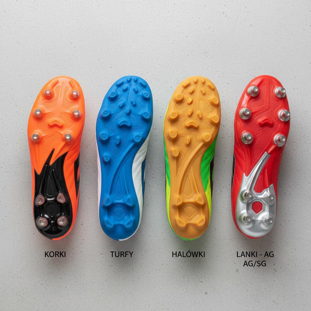 Jakie są rodzaje butów piłkarskich (korki, turfy, halówki, lanki) i czym się różnią?