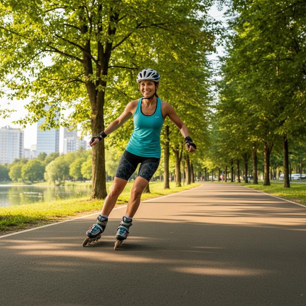 Co daje 30 minut jazdy na rolkach?